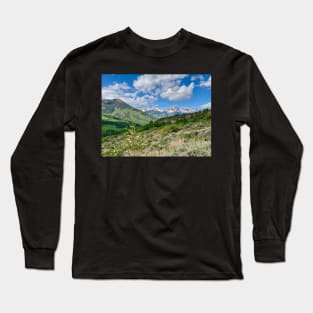 Snowmass village mountains Long Sleeve T-Shirt